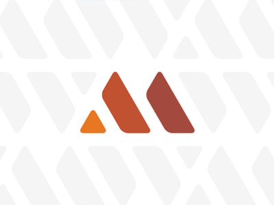 Mushi Labs Logo gradient logo logotype orange pattern red