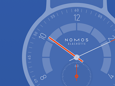 NOMOS Glashütte Autobahn german illustration nomos watch