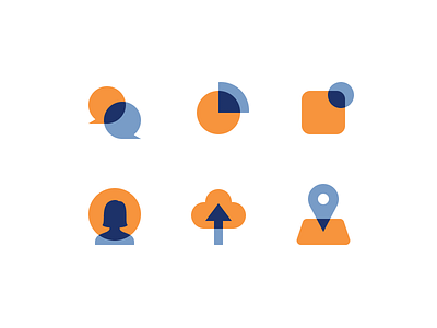 overprint icon exploration blue chat icons iconset map notification orange overprint pie chart pin upload user