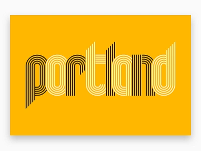 Shot on Leica Q: Portland illustration line art portland trailblazers typography