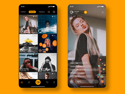 Zo Live App | Video Streaming | Home Screen 2020 adobe xd android app app livestreaming app uxui xd design ios design live login screen sign in uidesign ui mobile uikit