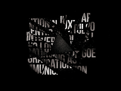 Humanity / Cuts abstract dark dotwork graphic noise poster texture typography
