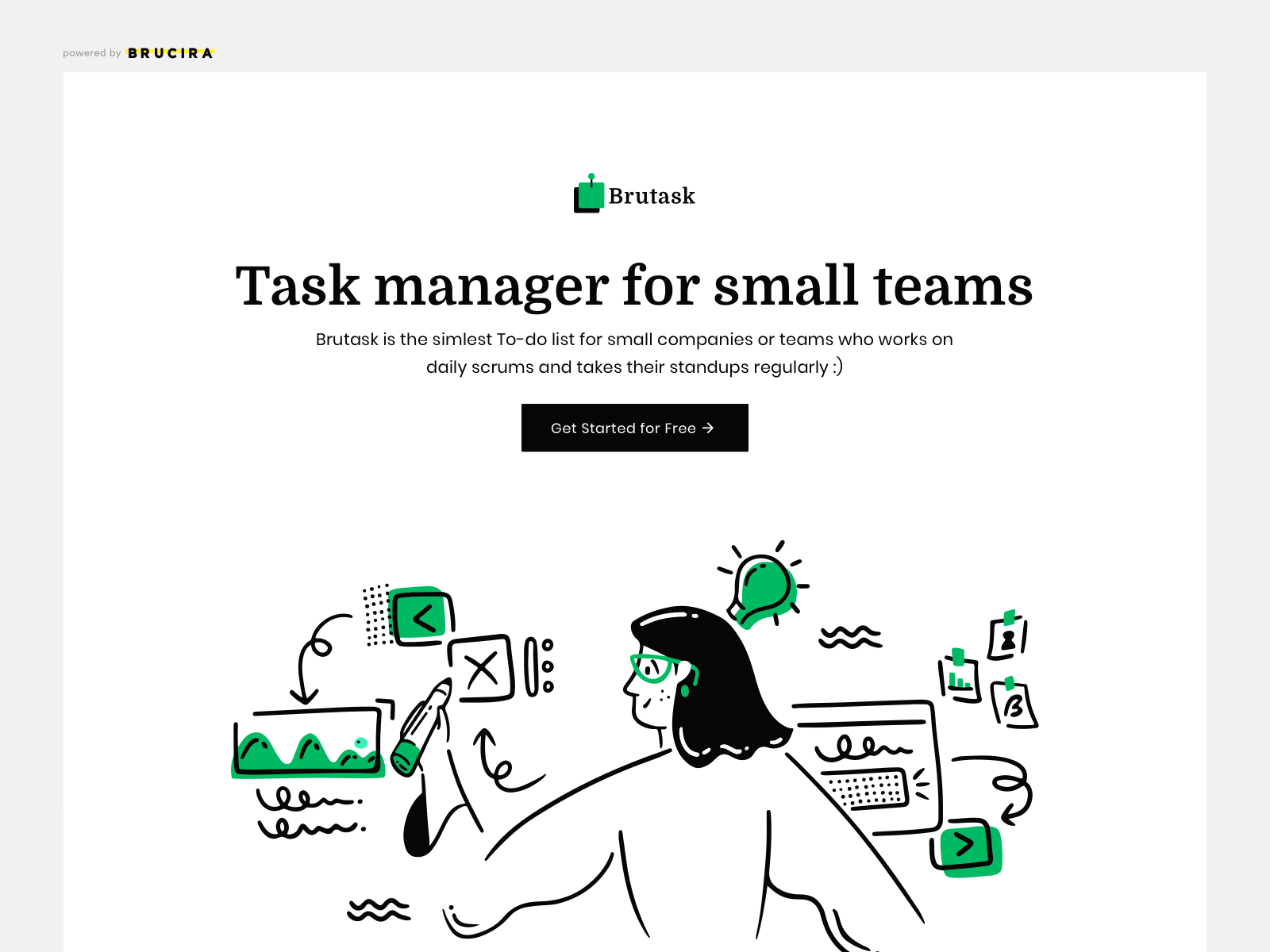 Simplest Task Manager to-do work team office india icon girl ux design illustraion ui tool to do manager task
