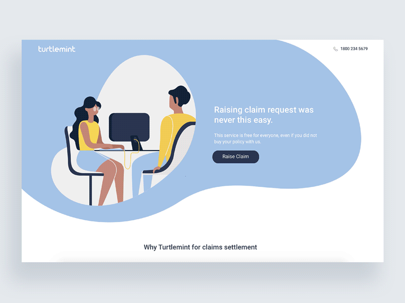 Claim Request Page agent animation claim design illustration insurance interaction simple ui ux