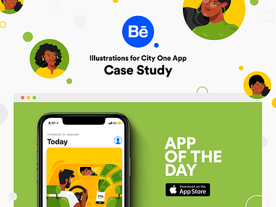 Cityone Case Study app behance blog boy cab cabbooking car casestudy design girl icon illustration illustrator vector web women