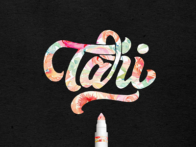 Logo Tari Lettering