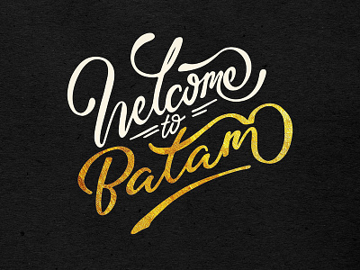 welcome to batam lettering handlettering inspiration lettering logo typo typography
