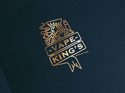 Kings Vape Logo inspiration logo
