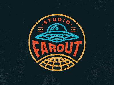 Farout Studio Design branding design handdrawing illustration inspiration logo vintage