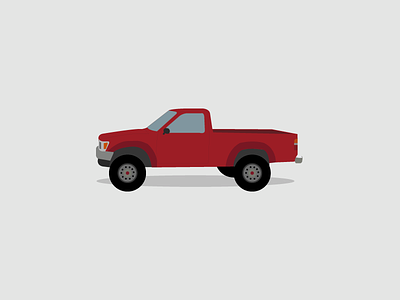 Toyota Pickup illustration illustrator vector