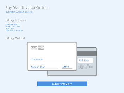 Payment Page (or part of the page) cc checkout credit card payment