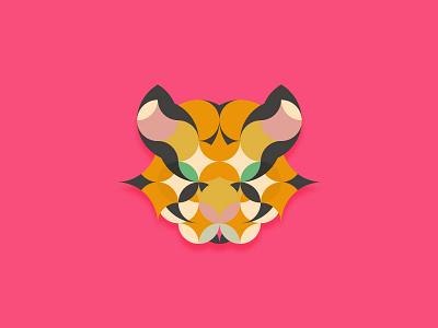 Tiger graphic design icons illustration