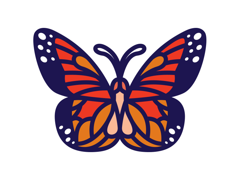 Nutterfly illustration graphic design icons