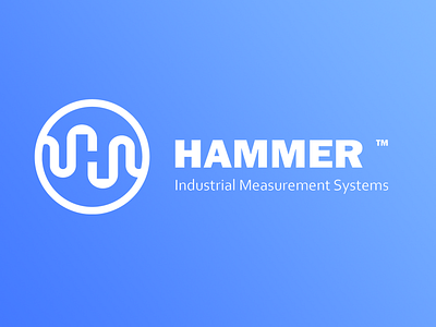 Hammer IMS Logo graphic design h hammer ims logo negative space wave