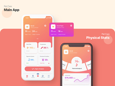 Pet Care APP Concept app care concept interface mobile pet service ui ux