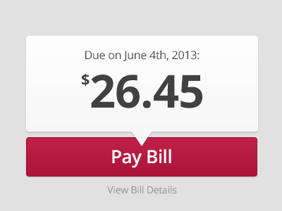 Paybill button currency flat ui