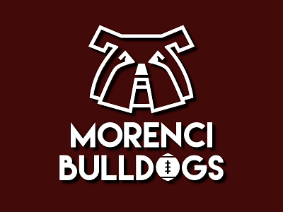 Morenci Bulldogs Football Logo