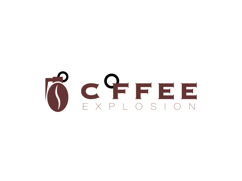 Coffee Explosion Logo brand branding coffee explosion identity