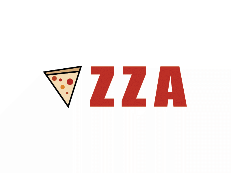 Zzz Pizza Logo brand branding identity logo pizza shop