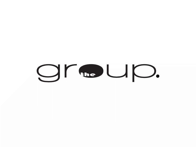 The Group Logo brand branding group identity logo negative space