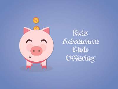 Kids Adventure Club Offering adventure bank church kids money offering pig seneca
