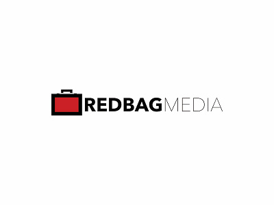 Red BAG Media Logo brand branding brett garwood briefcase design identity logo philadelphia philly red red bag media