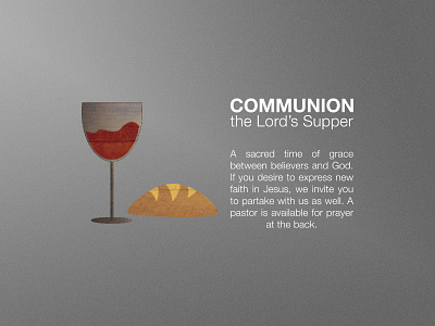 Lord's Supper Communion Graphic