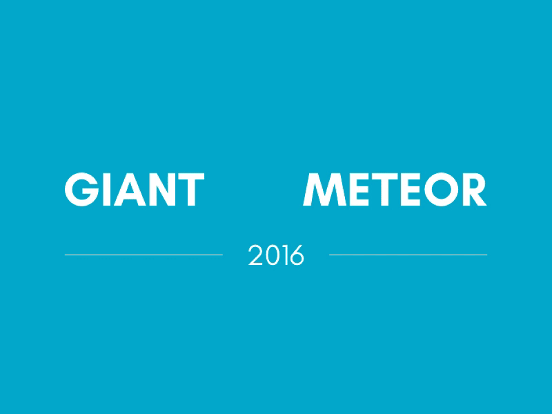 Giant Meteor 2016 animation giant meteor meteor presidential vote