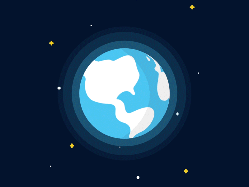 Oreo Space Dunk after effects animation cookie dunk earth fun gif illustration oreo space vector