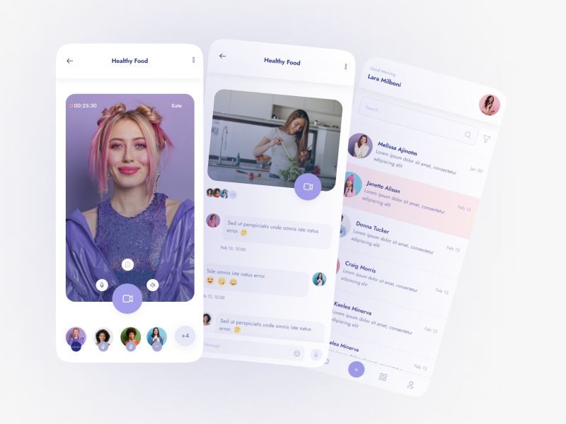 Chatme - Social Mobile UI Kit by Design-Grapah MA on Dribbble