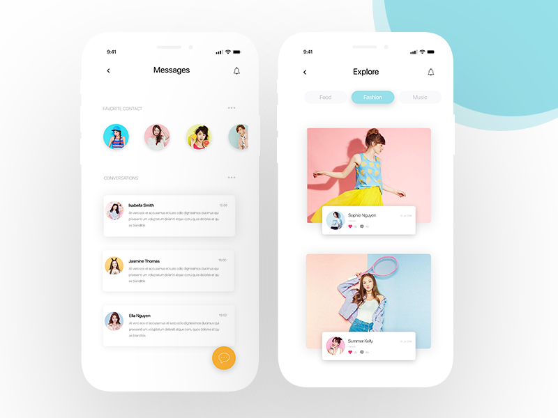 Message interface