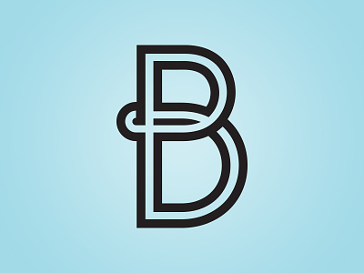 BPD Icon b chain d icon identity jewelry link logo monogram p rebrand