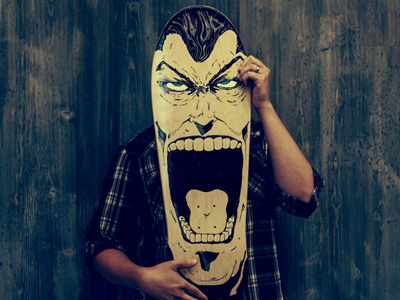 Skateboard Deck Illustration