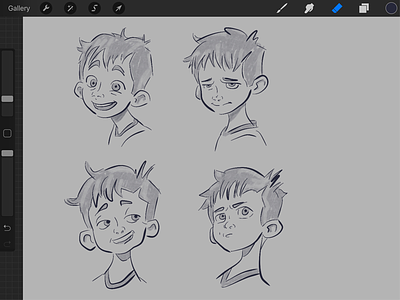 WIP - Rough Sketches - Expressions expressions facial expressions illustration sketch