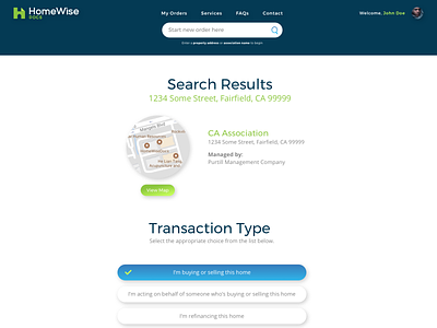 HomeWiseDocs - Search Results Page search results ui ui design ux design