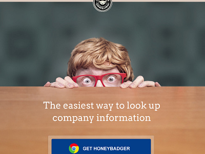 Honeybadger landing page