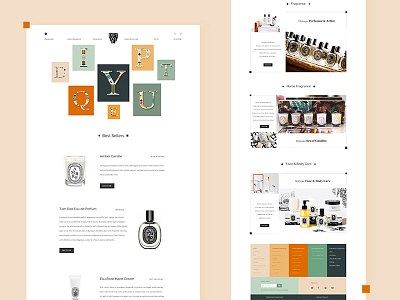 Daily Practice-Redesign of Diptyque dailyui diptyque redesign web design