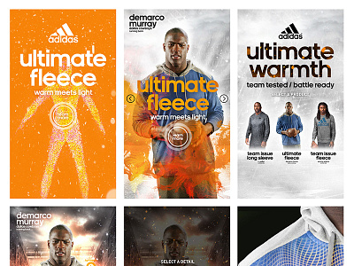 Adidas adidas athlete experience football interactive kinect sports touch screen ui ux