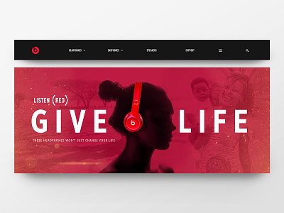 Beats (RED) Banner Concept