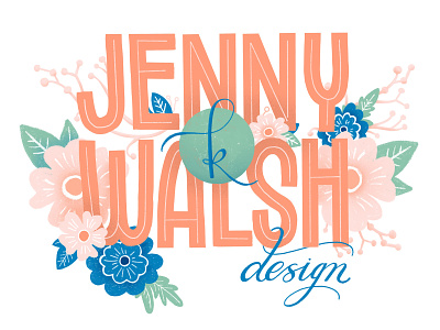 Jenny K Walsh Logo design logo designer hand lettering handdrawntype handlettered handlettering illustration ipadpro lettering lettering artist logo procreate typography