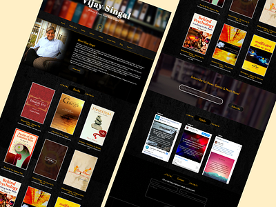 Author Website author authors best design books bookwebsite tranding ui design web design website