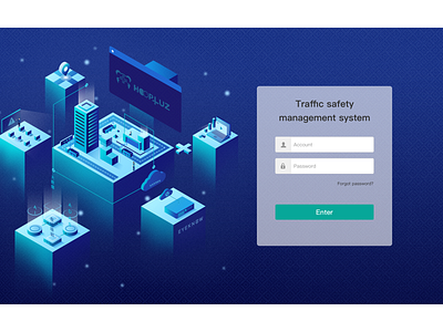 Traffic safety management system ui 插图