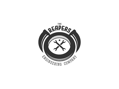 The Reapers Logo branding engineering logo military reaper tools