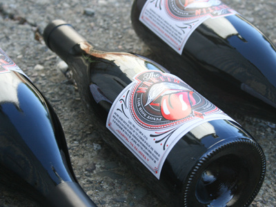 The Martin pinot noir wine wine label