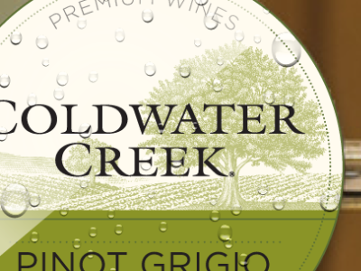 ColdWater Creek Lense Tap green pinot grigio wine wine lense
