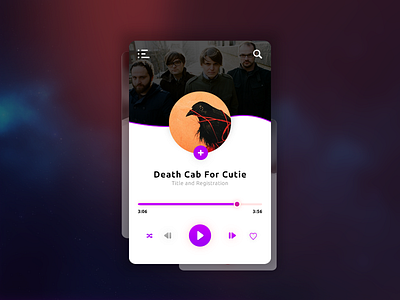 Music Player app daily design music ui ux