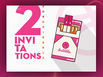 Two Invitations for Dribbble :)
