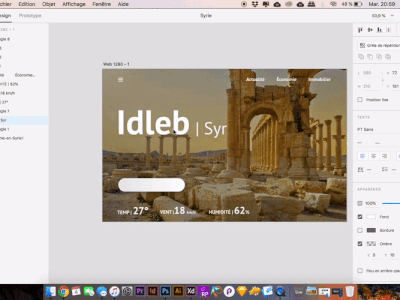 Idleb Syrie | NEWS adobexd design designer designer marseille france graphicdesign graphicdesigner graphiste heroheader idleb interfacedesign news syrie ui uidesign uidesigner uiuxdesigner ux uxdesign uxdesigner