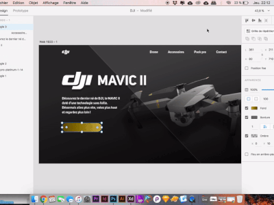 DJI MAVIC | UI DESIGN adobexd berlin designer designer marseille dubai france graphicdesign graphicdesigner graphiste heroheader interfacedesign london newyork paris sanfrancisco startup ui uidesigner ux uxdesigner