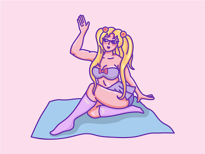 Sailor Moon pastels sailor moon illustration